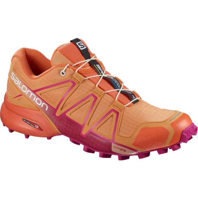 Zapatillas Trail Running Salomon Mujer Naranjas - Salomon Argentina SPEEDCROSS 4 W ,028643-QTL